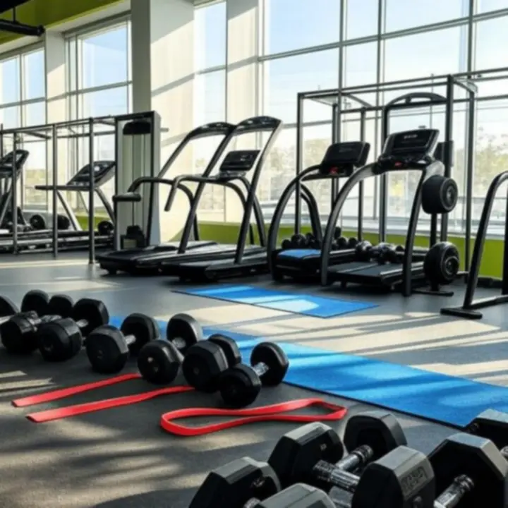 Profesjonalny sprzęt siłowy w nowoczesnej siłowni