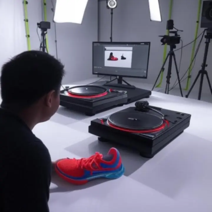 Studio fotograficzne Sportovixa z zaawansowanym sprzętem do wizualizacji produktów 360 stopni