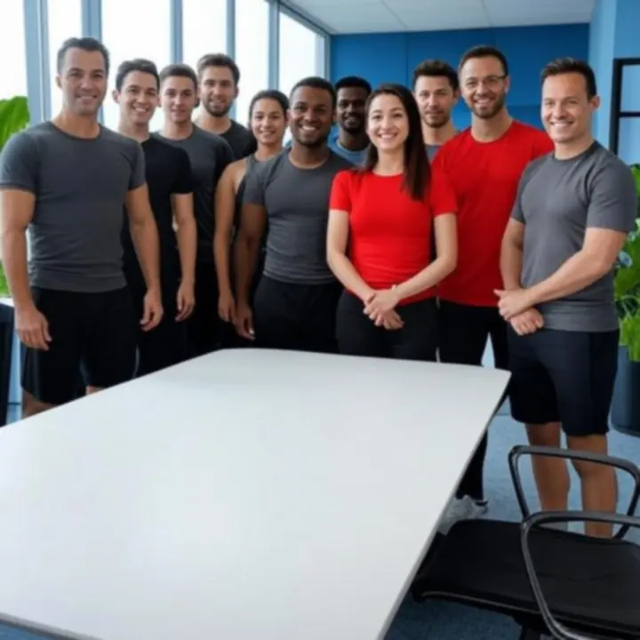 Zespół Sportovixa w siedzibie firmy - grupa pasjonatów fitness i innowatorów technologicznych
